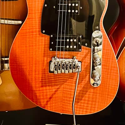 Reverend Reeves Grabrels Signature Electric Guitar - Rock Orange Early 2000 - Rock Orange image 1