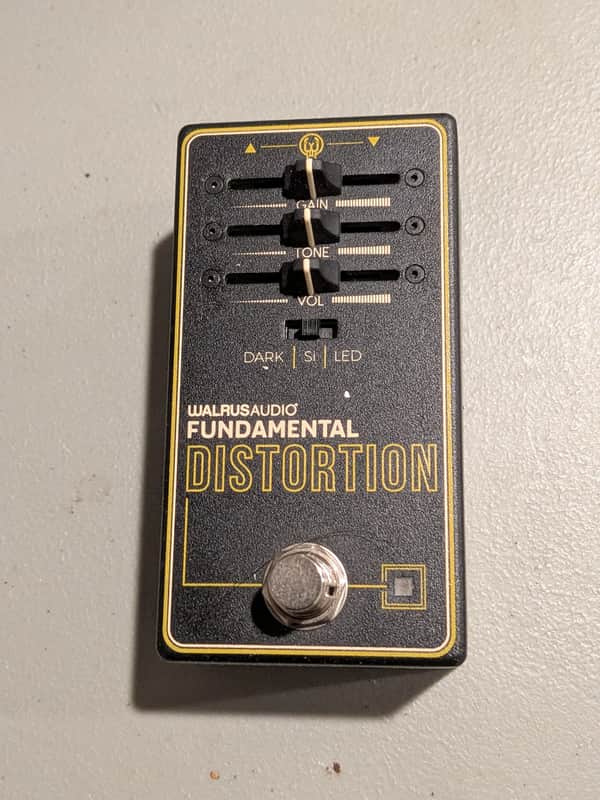 Walrus Audio Fundamental Distortion 2023 - Present - Black / Yellow image 1