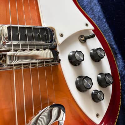 Stunning 1970 Rickenbacker 381 Fireglow w/ Original Case RARE image 13