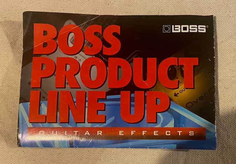 Boss Product Line Up Foldout Vol's 1 and 2 2000 and 2003 image 1
