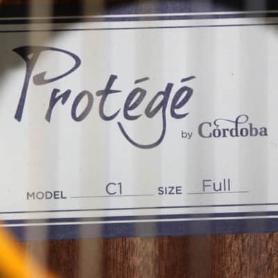 Cordoba Protege C1 Classical Guitar Natural With Hard Shell Case image 3