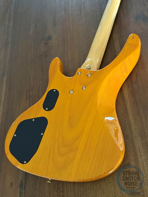 Washburn KW-1250 Bass, Kip Winger SIGNATURE MODEL, Flame Natural