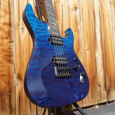 Schecter DIAMOND SERIES Reaper-6 Elite - Deep Ocean Blue 6-String Electric Guitar (2023) image 6