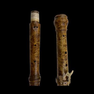 Professional German Baroque style Oboe A-415HZ, Solid Bird's eye wood oboe image 5