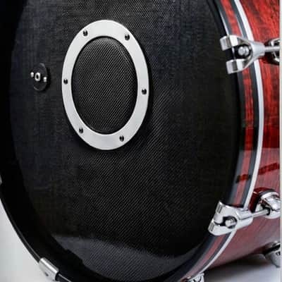 Dolby Electronic 3pc Drum Set 20” Bass Red Wood for Roland Alesis image 4