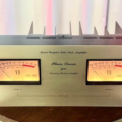 Phase Linear 400 Power Amplifier ~200WPC – Vintage Solid State Amp – Tested, Original Box 💥 image 3