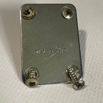 1983-84 Matsumoku Era Early Kramer Made in Japan Focus Model Guitar Chrome Narrow Neckplate Neck Plate & Screws image 1