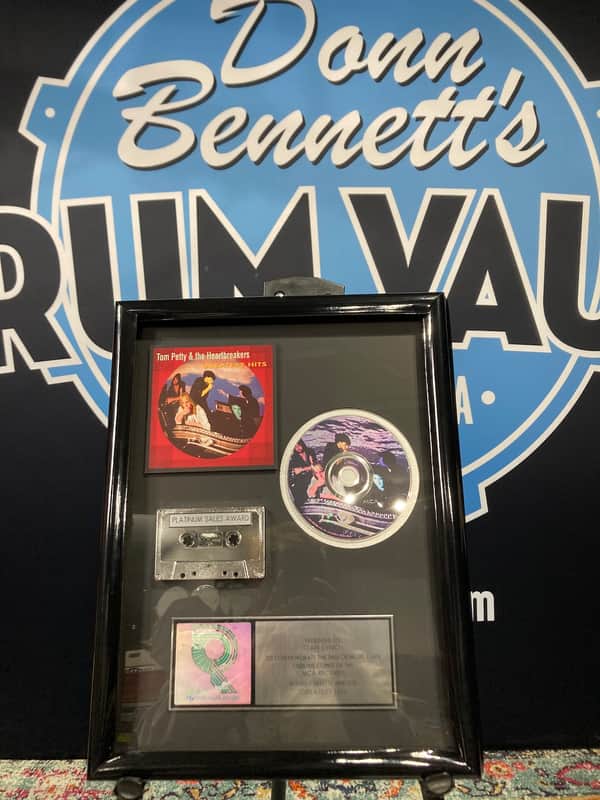 Stan Lynch Tom Petty and The Heartbreakers, RIAA, Greatest Hits, Platinum Record (#32) image 1