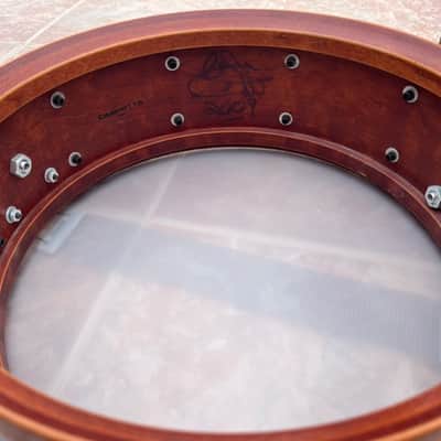 Craviotto Solid Cherry Drum Set – All drums signed by Johnny (2009) – 18/12/14 + 5.5 Snare – Collector Grade image 15
