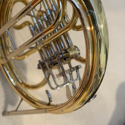 Yamaha YHR-314II Standard F Single French Horn 2010s - Lacquered Brass image 8