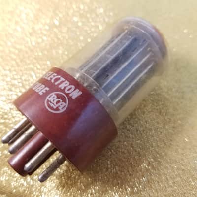 RCA 5692 AT1000 TESTED Vacuum Tube Special Red base premium like 6SN7 dual triode 1950-1956 image 9