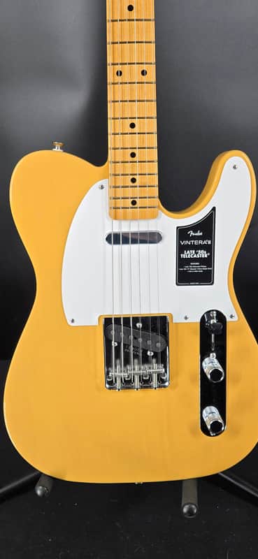 Fender Vintera® III Late '50s Telecaster®, Maple Fingerboard, Butterscotch Blonde image 1
