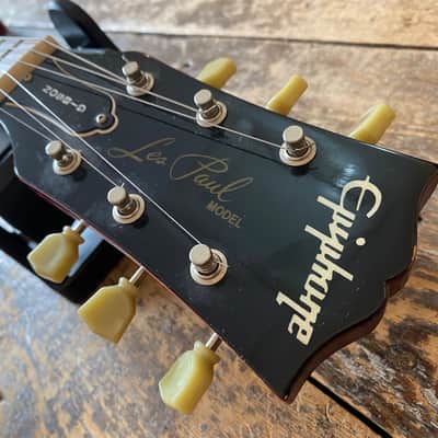 Scarce Epiphone Japan Les Paul Standard 2000 Figured Honeyburst Plaintop w/ Gibson Hardcase image 14