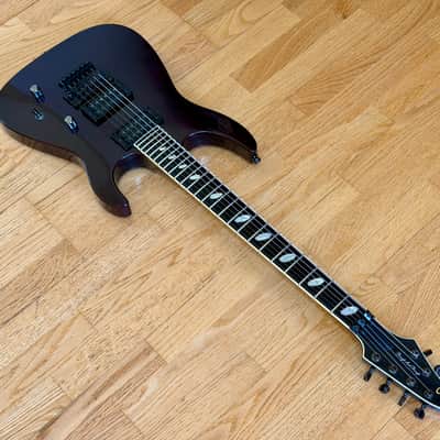 Caparison TAT II 2008 Crimson With Reunion Blues Case & All Paperwork image 3