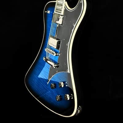 Hagstrom Fantomen w/ Case - Worn Denim *USA Small Business* image 3