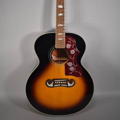 2025 Epiphone J-200 Acoustic-Electric Guitar | Aged Vintage Sunburst Gloss Finish image 1