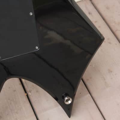 B.C. Rich Warlock N.J. Neck Thru Series Korea Guitar Translucent Black Quilt Top + Hard Case image 16