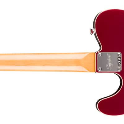 Squier Classic Vibe Custom Esquire - Laurel Fingerboard - Parchment Pickguard - Candy Apple Red image 3