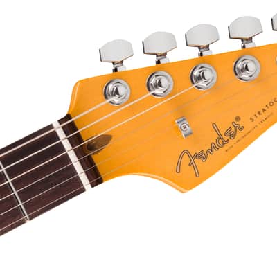 Fender American Ultra Luxe Vintage '60s Stratocaster HSS Rosewood FB Fiesta Red with Case image 5