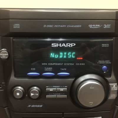 Sharp CD-E33 Mini Systems 3 CD Changer 4 Speaker Tape Deck AM FM Tuner image 7