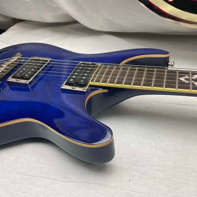 Ibanez SZ Series SZ520QM SZ520 Electric Guitar 2003 BBL Bright Blue image 5