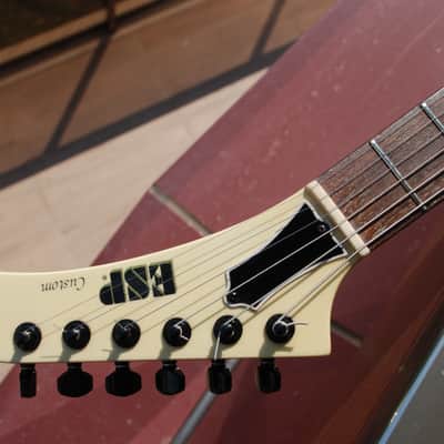 ESP Mx-220 James Hetfield Eet Fuk Olympic White Metallica Explorer Mx220 Mx250 image 8