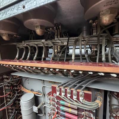 1938 Collins Radio Co. 12H-6 Console tube mixer broadcast preamp image 19