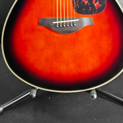 Yamaha FS830 TBS Tobacco Sunburst Small Body Guitar Top Rosewood B/S image 1
