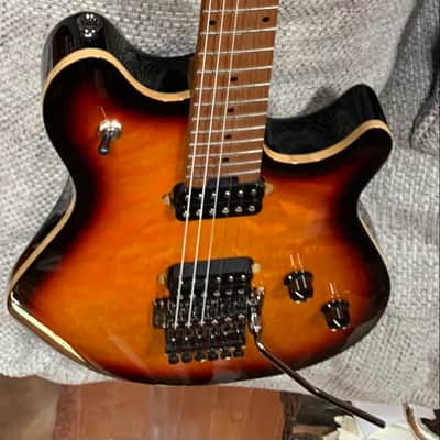 EVH Wolfgang Tobacco Sunburst, Dimarzio Clip-Lok Strap, Gig Bag image 4