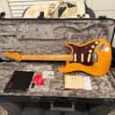 Fender American Ultra Stratocaster with Maple Fretboard Aged Natural Ash Body 2019