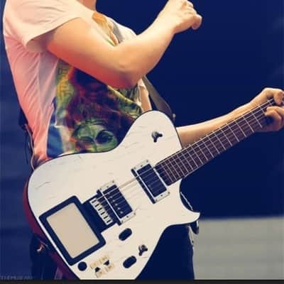 Handmade Custom Matt Bellamy Muse M1d1 Mirror Manson Guitar Replica preloaded W/ X Y Midi pad and Veyz Sustainer 3 mode sustainer features | Free Name Decal On Headstock | DHL Express Included | image 22