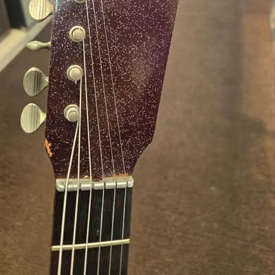 Silvertone 1457 Guitar and Amplifier 1965 - Red Sparkel image 17