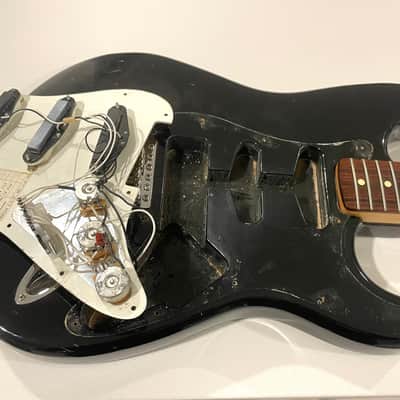 1994 Fender Mexico Black Label Squier Stratocaster only 7 pounds 2 oz! image 7
