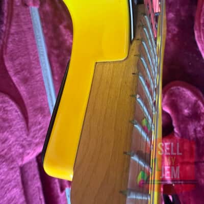 Beautiful 1990 Ibanez JEM777DY Desert Yellow Pyramid Inlays + Hard Case + Tremolo Arm + Original Manual + Strap image 14