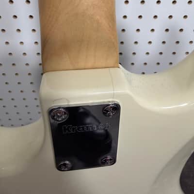 Kramer Baretta Special with Granadillo Fretboard 2010s - Vintage White image 16