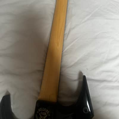 B.C. Rich Stranger Things “Eddie's” Inspired NJ Warlock 2022 - Black image 3