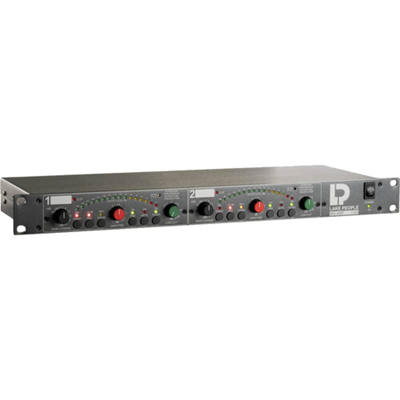 Lake People 2 Chl Mic Preamp XLR Inputs / Dual XLR Balanced Outputs  LP-F355 image 1