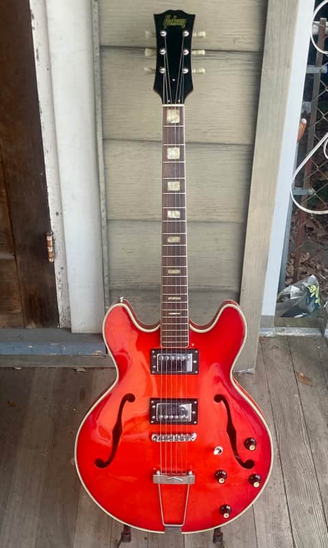 c. 1970 Galson ES-330 copy  - Cherry Red, Matsumoku Japan image 1