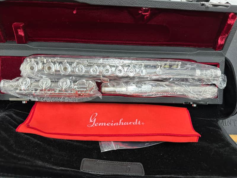 Open box Gemeinhardt 33SSB Galway C1 head inline G advanced flute image 1
