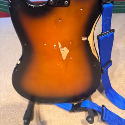 Squier by Fender Mustang Partscaster Sunburst image 3