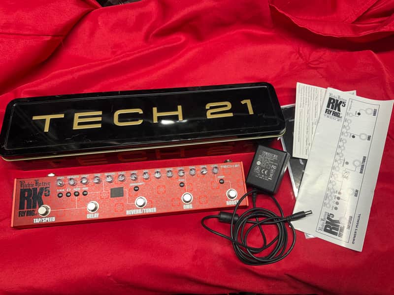 Tech 21 Richie Kotzen RK5 V2 Signature Fly Rig 2019 - Red