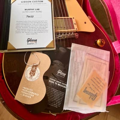 2026 Gibson M2M 57 LP P90/HMB Murphy Aged Chambered Natural Masterpiece- 7lbs image 15