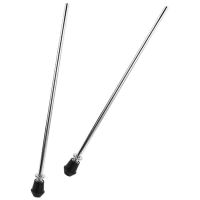 1 pr. 14.5" Length Vintage Style Bass Drum Spurs 3/8" 9.5mm 50s 60s 70s WFL, Rogers, Gretsch, MIJ Pearl, Ludwig, Slingerland, etc. image 4