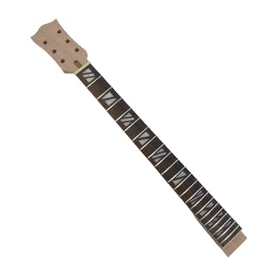 Les Paul Style Guitar Neck with Rosewood Fretboard – 24.75" Scale Length, Unfinished Mahogany image 8
