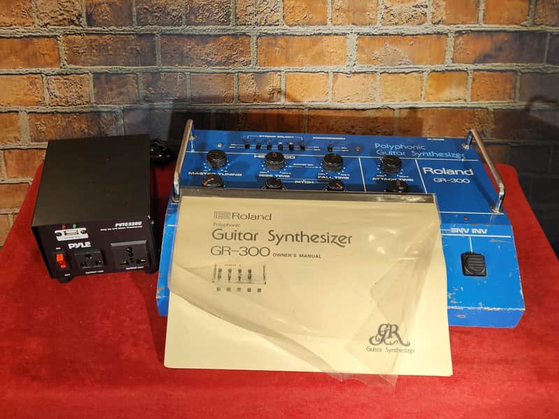 Vintage 1980s Roland GR300 Guitar Synthesizer w/ Pyle PVTC320U Adapter image 1
