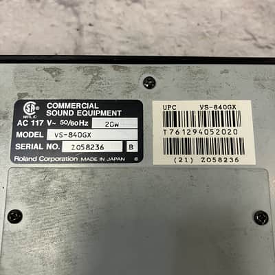 Roland VS-840GX Digital Multitrack Recorder image 8