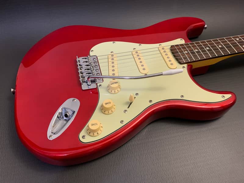 Rare JUNO/TOKAI Stratocaster Type - Candy Apple Red. EMS Shipping