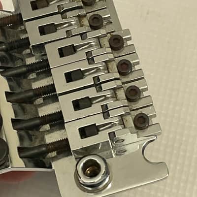1980's Era Original Floyd Rose Made in Germany Chrome Tremolo Bridge Vibrato Set (R2 Nut & Retainer Bar) image 21