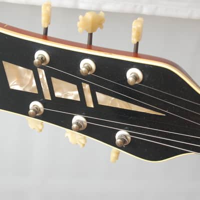 Astro solid and fully carved Semi Acoustic – 1960s German Vintage Archtop Jazz Guitar image 10