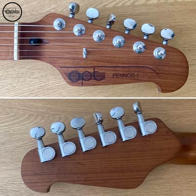 OPT Guitars | Pennod 1 | JM Style | Random Relic | Satin Sleek | Shock Gold / Blue with 3-Ply Black Guard - CUSTOM ORDER ONLY image 6